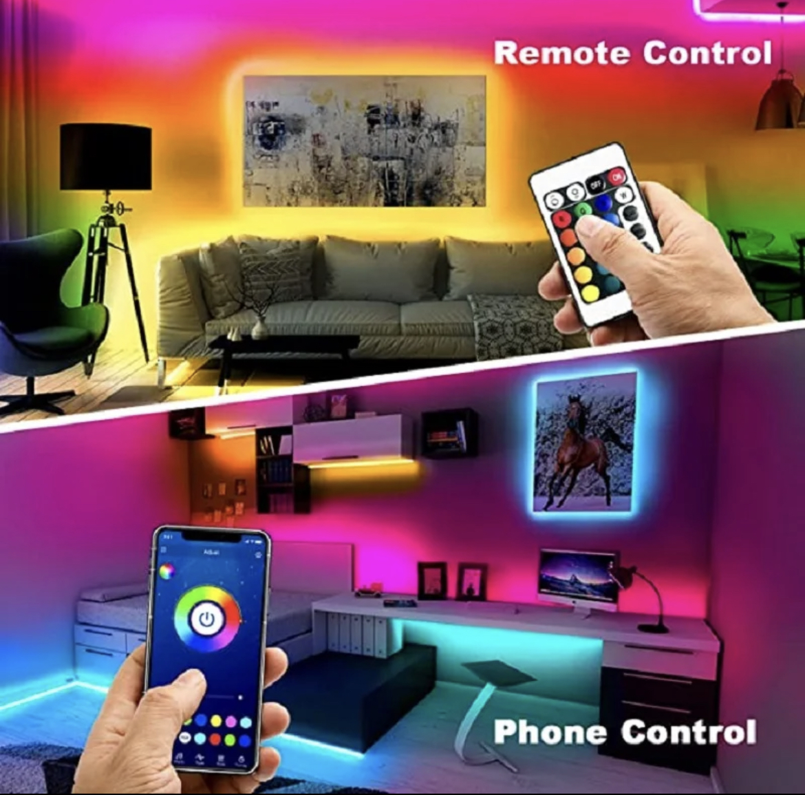 Miniatura 2 de CINTA LED RGB CONTROL APP BLUETOOTH 5 MT